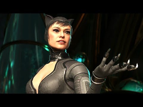 INJUSTICE 2: All Catwoman Intros (Dialogue & Character Banter) 1080p HD
