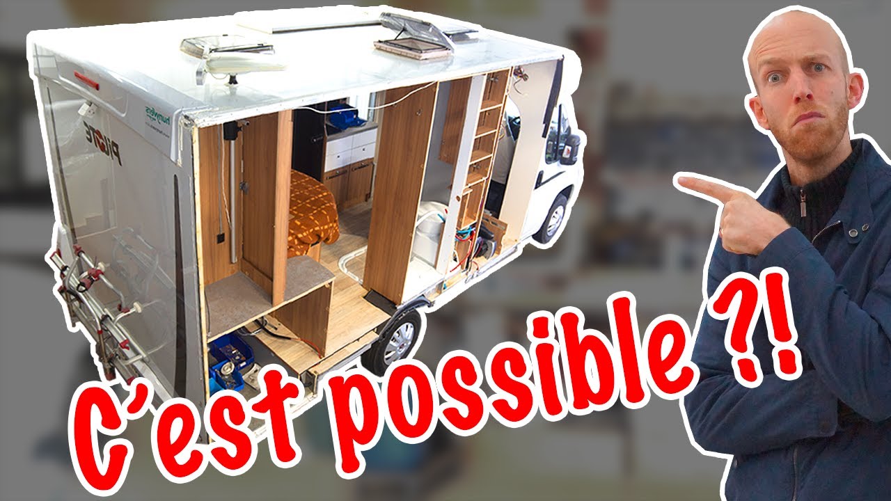 Camping-car mis à NU ! Remplacement d'une PAROI ! Les coulisses du loisir