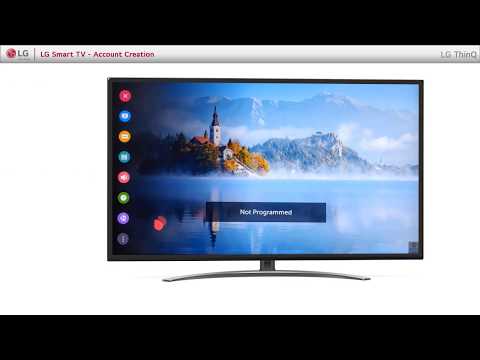 LG Smart TV - Account Creation