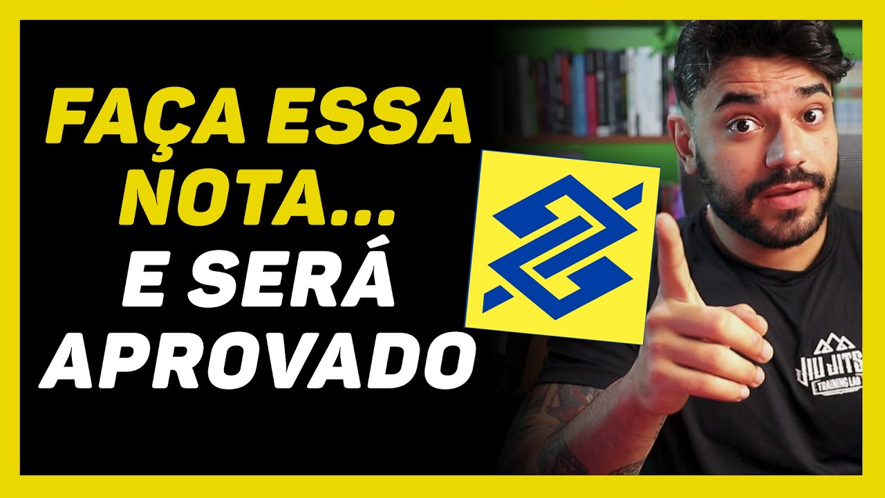 Você precisa fazer essa nota para passar no BANCO DO BRASIL
