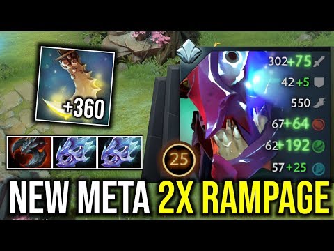 BRUTAL ATTACK SPEED..!! +360 Agi Slark 2x Moon Shard Satanic by Old Chicken 7.21d | dota 2