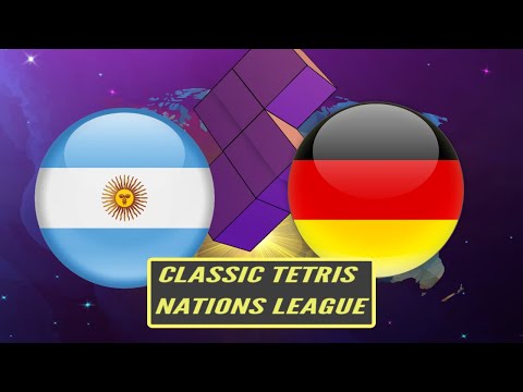 CLASSIC TETRIS NATIONS LEAGUE   FINAL   Germany vs Argentina