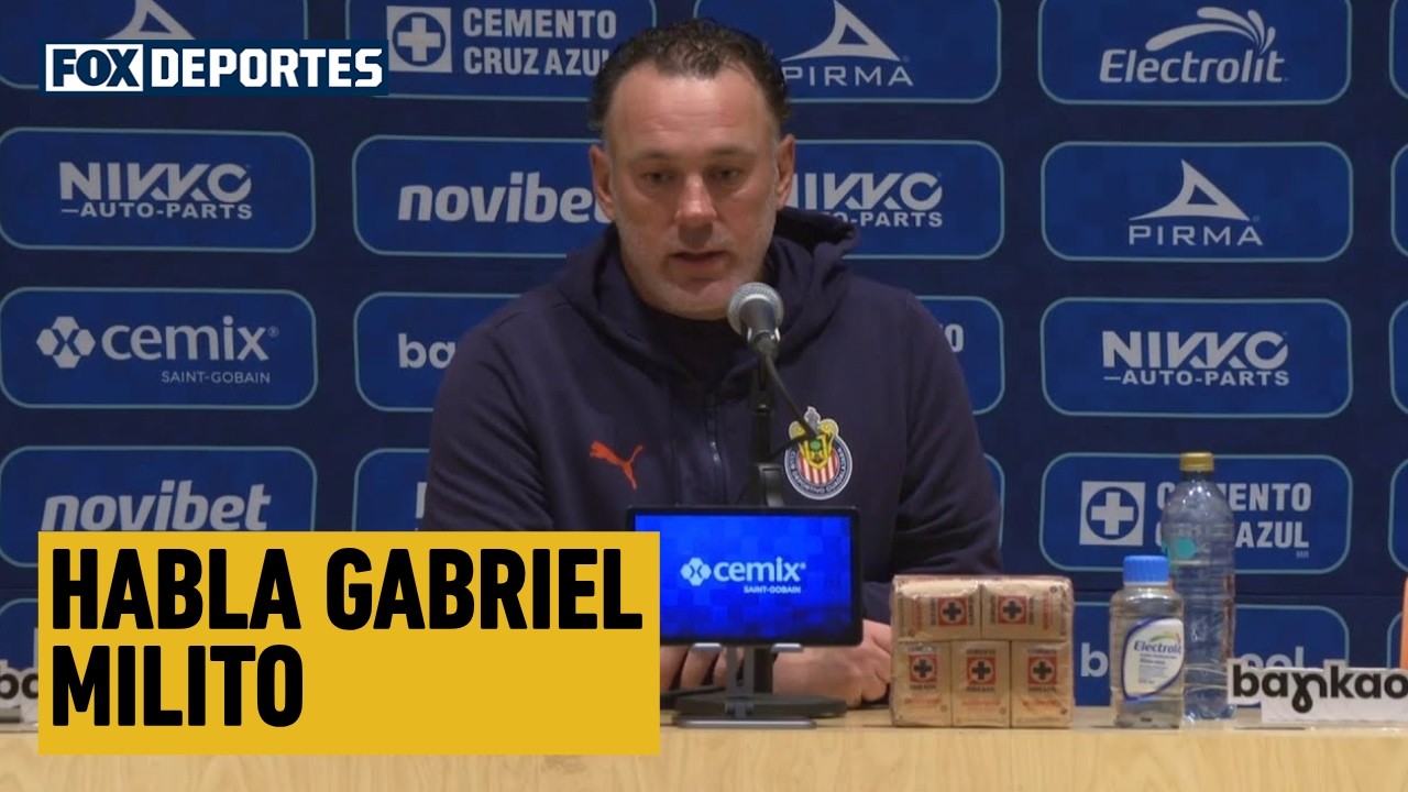 🗣️ HABLA GABRIEL MILITO | "Siempre han sido partidos muy disputados", tras el empate ante Cruz Azul