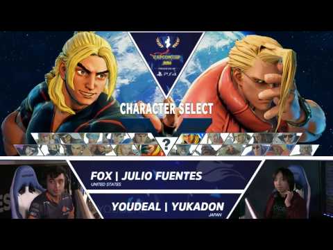 SFV: FOX Julio Fuentes vs YOUDEAL Yukadon - Capcom Cup Day 1 Top 32 - CPT2016