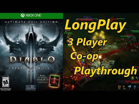 Diablo III - 3 Player Co-op Longplay Gameplay [No Commentary]