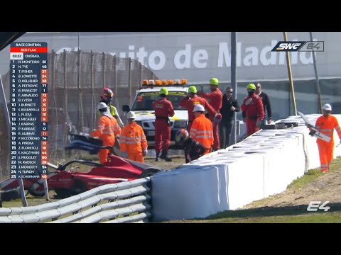 Huge Crash over Barrier | F4 Spain Winter Series 2026 | Jarama Race 1 (Aftermath) 