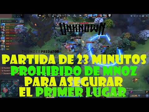THUNDER PREDATOR vs UNKNOWN [BO2] - PARTIDA DE 23 MINUTOS ! - ESL One Los Angeles 2020