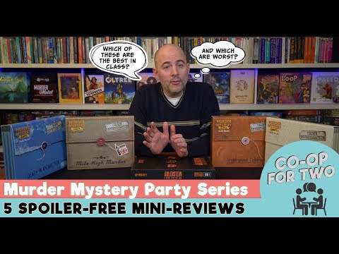 Murder Mystery Party: A Spoiler-free Mini-review of 5 Games