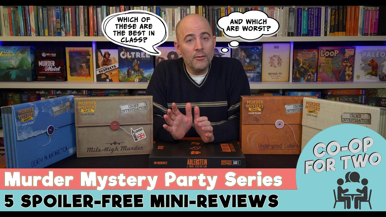 Murder Mystery Party: A Spoiler-free Mini-review of 5 Games