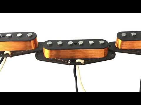 Hand Wound Stratocaster Pickups Set-Vintage Class-Alnico 5-Handwound Strat-Tone Hatch image 2