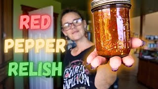 RED PEPPER RELISH | Waterbath Canning | Hamakua Homestead