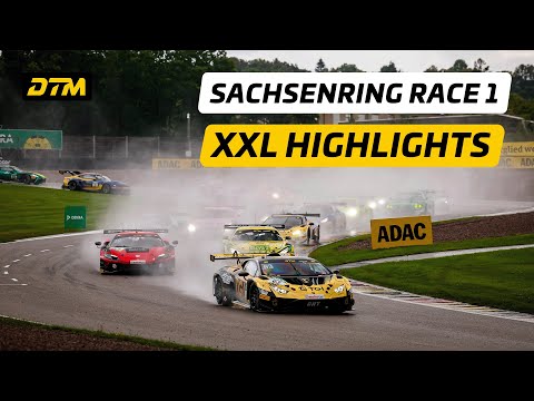 RAIN CHAOS & DRAMA in the final lap! | Sachsenring Race 1 XXL Highlights | DTM 2025