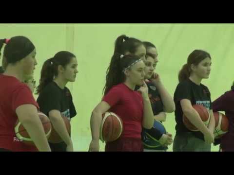 Košarkašice KK "Hajduk Veljko"' Negotin na treningu