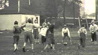 preview picture of video '1928 Backyard Kids Football in Oak Park, Illinois'