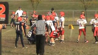 preview picture of video 'New Lenox, IL Mustangs vs Palos Stars football 10-24-10'