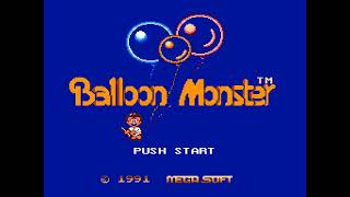 Balloon Monster / El Monstruo de los Globos (Unlicensed NES-EU) - 50 Stages (1 Loop) Session