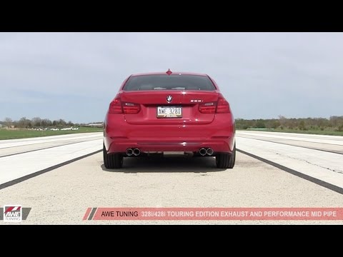 AWE Tuning BMW F3x 328i/428i Touring Edition with Performance Mid Pipe