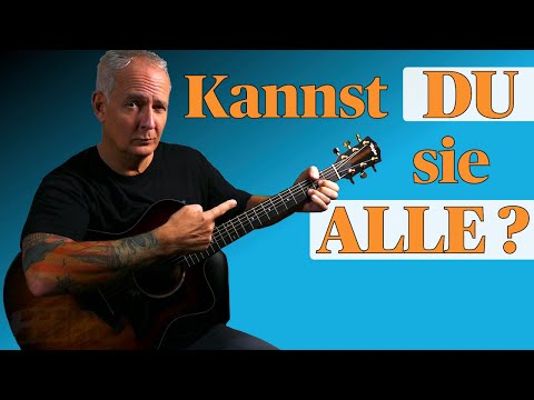 20 Gitarrenakkorde für Fortgeschrittene