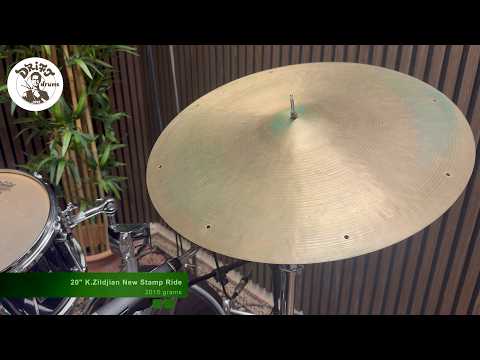 20" K. Zildjian New Stamp Ride 2015gr (VIDEO) image 12