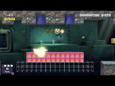 Super Mario Maker 2 – Level 30: Blink Blank Blunk  - Walkthrough