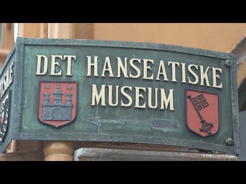 Bergen, Noruega, tour pelo Museu Hanseático