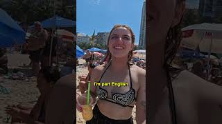 Brazilian girls rizz me at the Beach! 🇧🇷