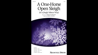 A One-Horse Open Sleigh