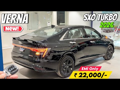Hyundai Verna SXO Turbo 2026 ❤️ | Hyundai Verna Top Model | Hyundai Verna 2026 Detailed Review