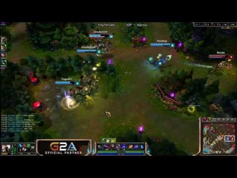 Nightblue plays Pantheon jungle vs Lee Sin