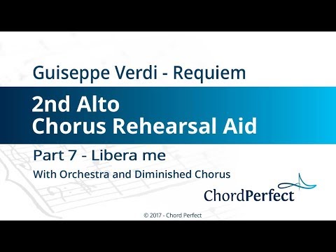 Verdi's Requiem Part 7 - Libera Me - 2nd Alto Chorus Rehearsal Aid