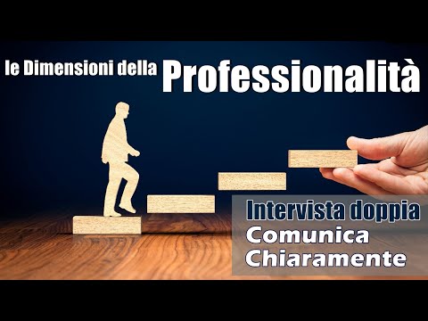 Intervista doppia "comunica chiaramente" [LE DIMENSIONI DELLA PROFESSIONALITA']