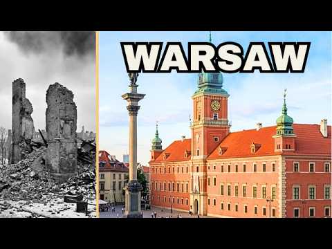 Warsaw Before and After World War II | AI Reconstruction