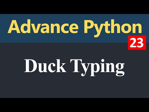 Duck Typing in Python Hindi