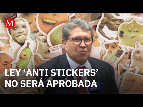 Monreal rules out approval of the 'Anti-Sticker Law' to penalize memes.
