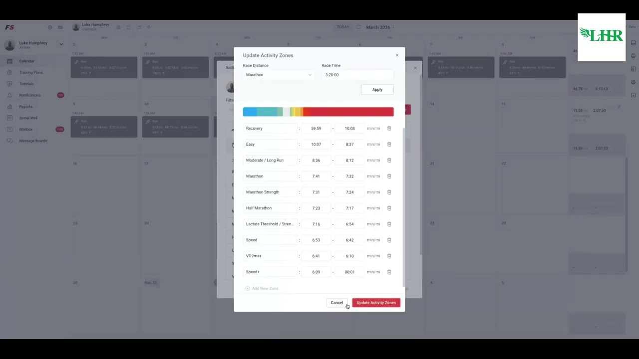 Applying Final Surge Training Paces: Desktop
