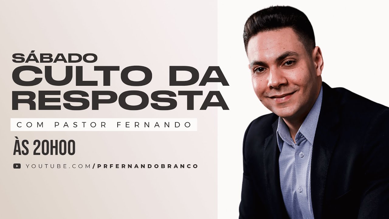 ONLINE - CULTO DA RESPOSTA - SÁBADO 01/03/2025