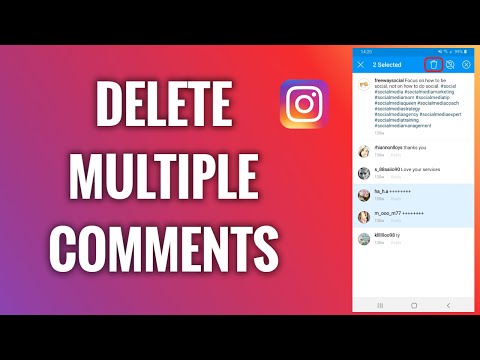 How To Delete Multiple Comments At Once On Instagram