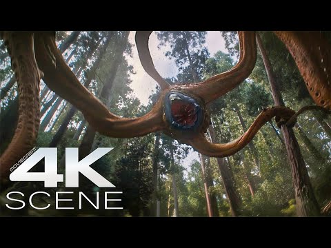 Predator Vs Alien Tentacle Monster (2025) Fight Scene | Predator: Badlands Movie Clip [4K]