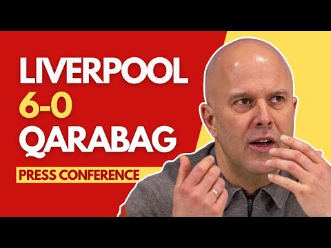 LIVERPOOL 6-0 QARABAG | Arne Slot Press Conference (Champions League)