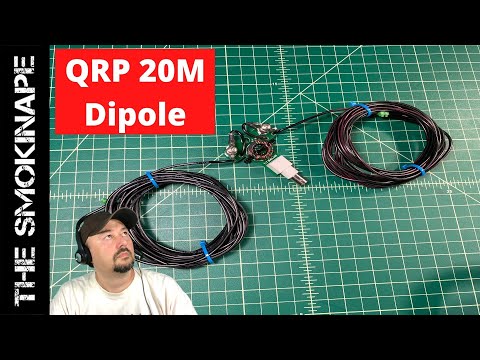 QRPGuys 1:1 Voltage Balun & 20m Dipole Build - HAM Radio thumbnail
