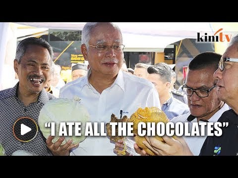 Najib: Army didn't feed me, so I ate all the chocolates