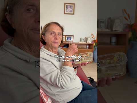 Asking Nonna to go out for a coffee 😂