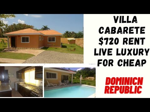 Villa $720/month Rent  in Cabarete D.R | Expat | Sosua | Luxury living for cheaper