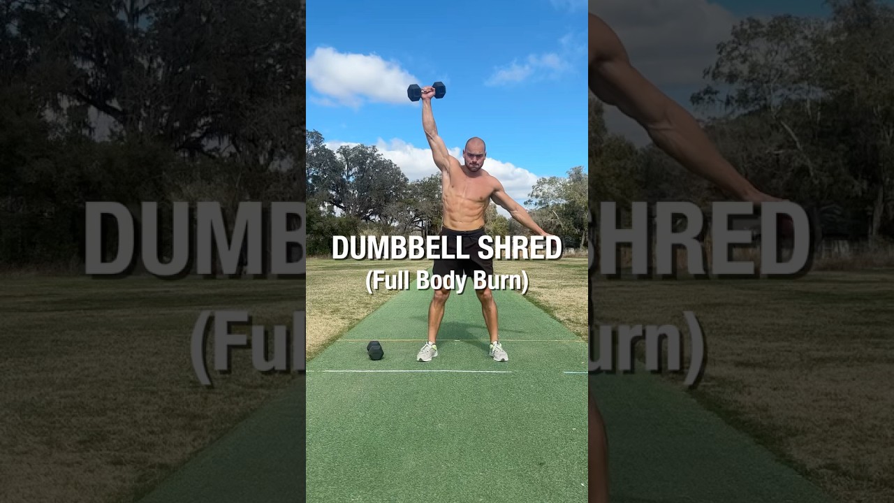 🔥20 Minute Full Body Dumbbell HIIT Workout for Fat Burn & Strength!