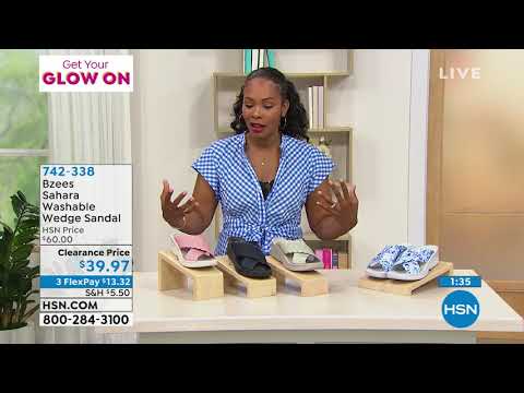 Bzees Sahara Washable Wedge Sandal