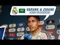 Zidane and Raphael Varane's pre-Valencia press conference in Jeddah!