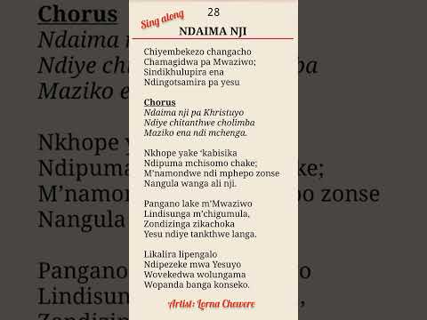 Ndaima Nji / On Christ the Solid Rock by Lorna Chewere (Sing-Along)