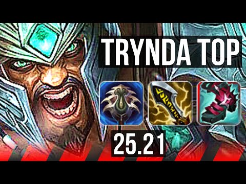 TRYNDAMERE vs TAHM KENCH (TOP) | 44k DMG, 9/3/12, Dominating | NA Master | 25.21