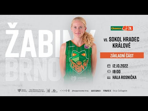 Chance ŽBL: Žabiny Brno - Sokol Hradec Králové, 12.10.2022
