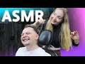 REAL BEAUTY ASMR MASSAGE | Female Barber Massage In Real Barber Shop